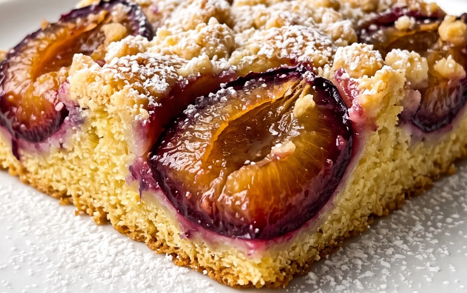Schneller Pflaumenkuchen vom Blech