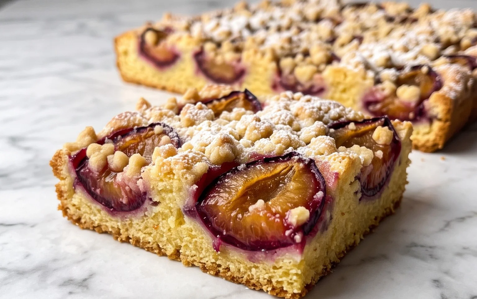 Schneller Pflaumenkuchen vom Blech: Blitzschnell & Köstlich